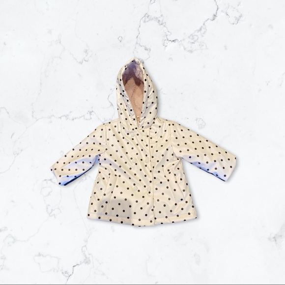 COPY - BNWT- ZARA Polka dot rain coat lined 9-12m - Picture 2 of 2